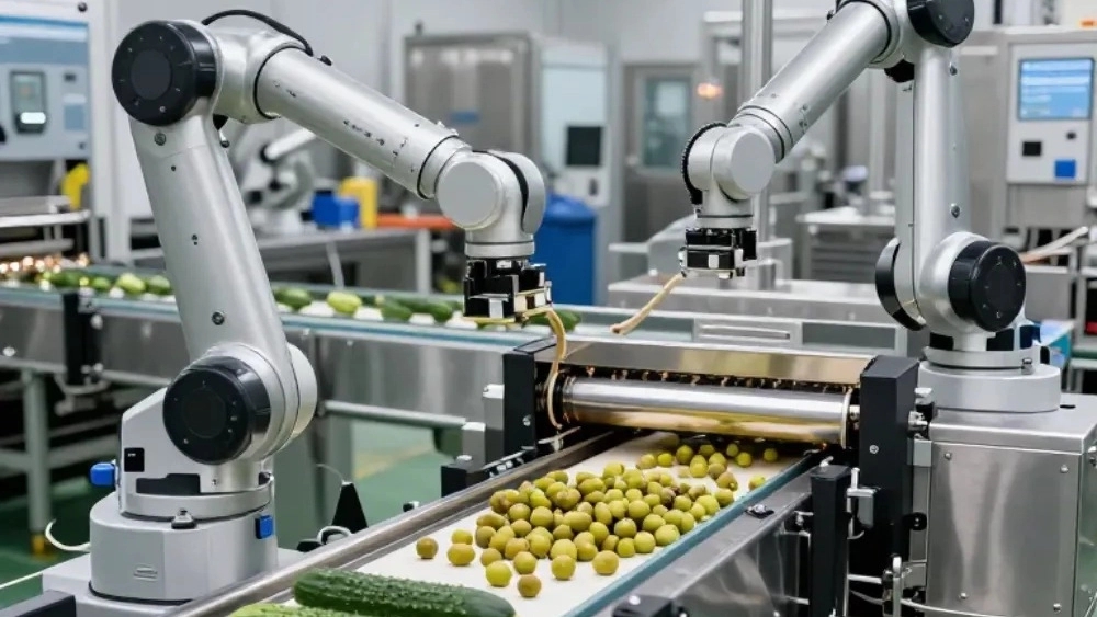 New technology in the production of cucumber and olive tapes in the food industry