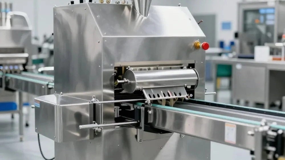 Full steel cucumber filling machine with high precision and speed in Shiraz, Adan Sanat company