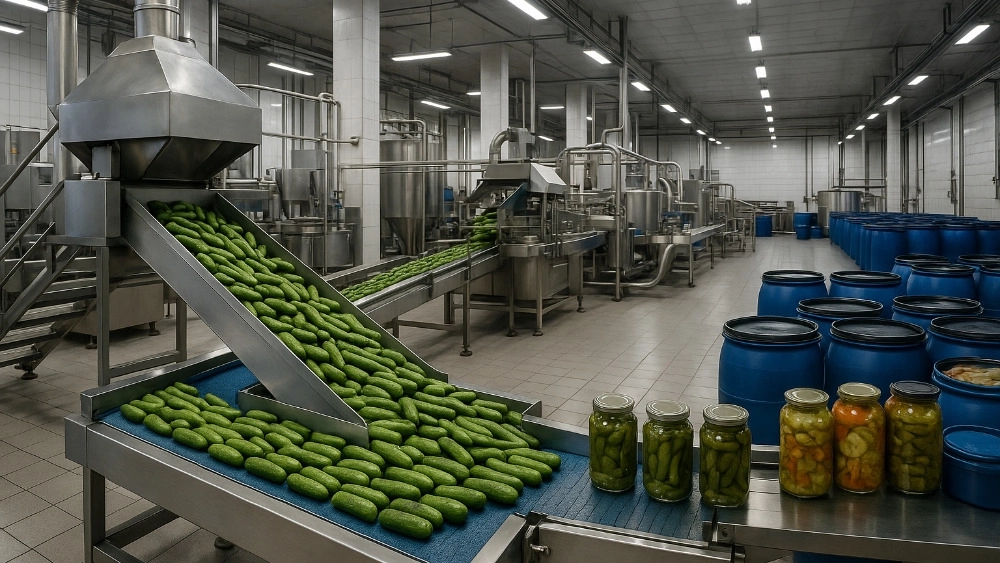 Design and manufacturing line of cucumber and salinity production in Shiraz Design and manufacturing line of cucumber and salinity production in Shiraz
